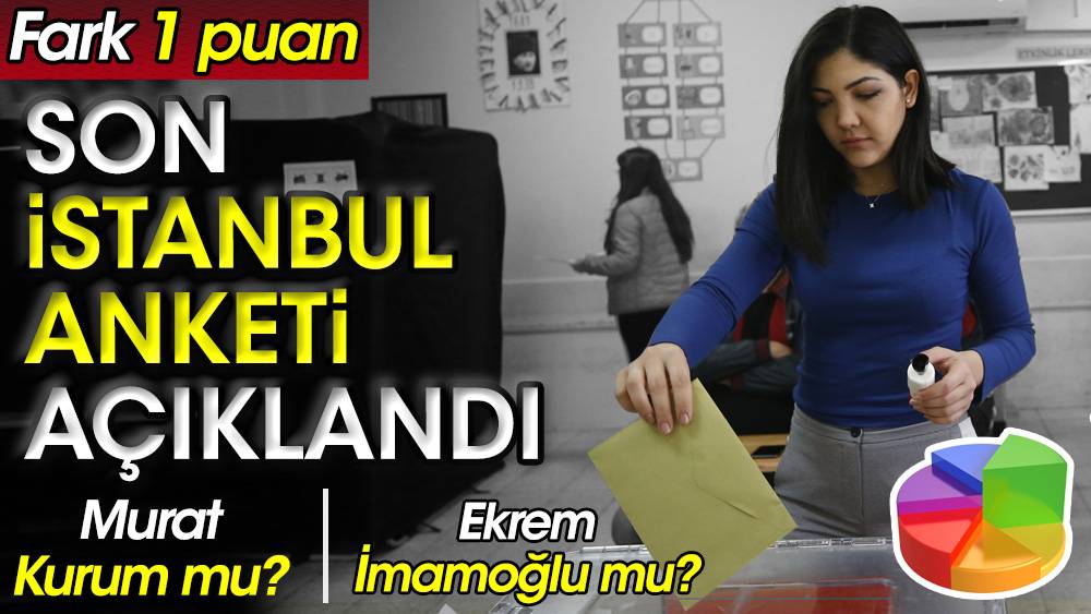 Son İstanbul anketi açıklandı. Murat Kurum mu Ekrem İmamoğlu mu 1